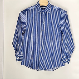 Bugachi shirt blue wrinkle free size xxl ‎ beautiful blue dress shirt flip cuff